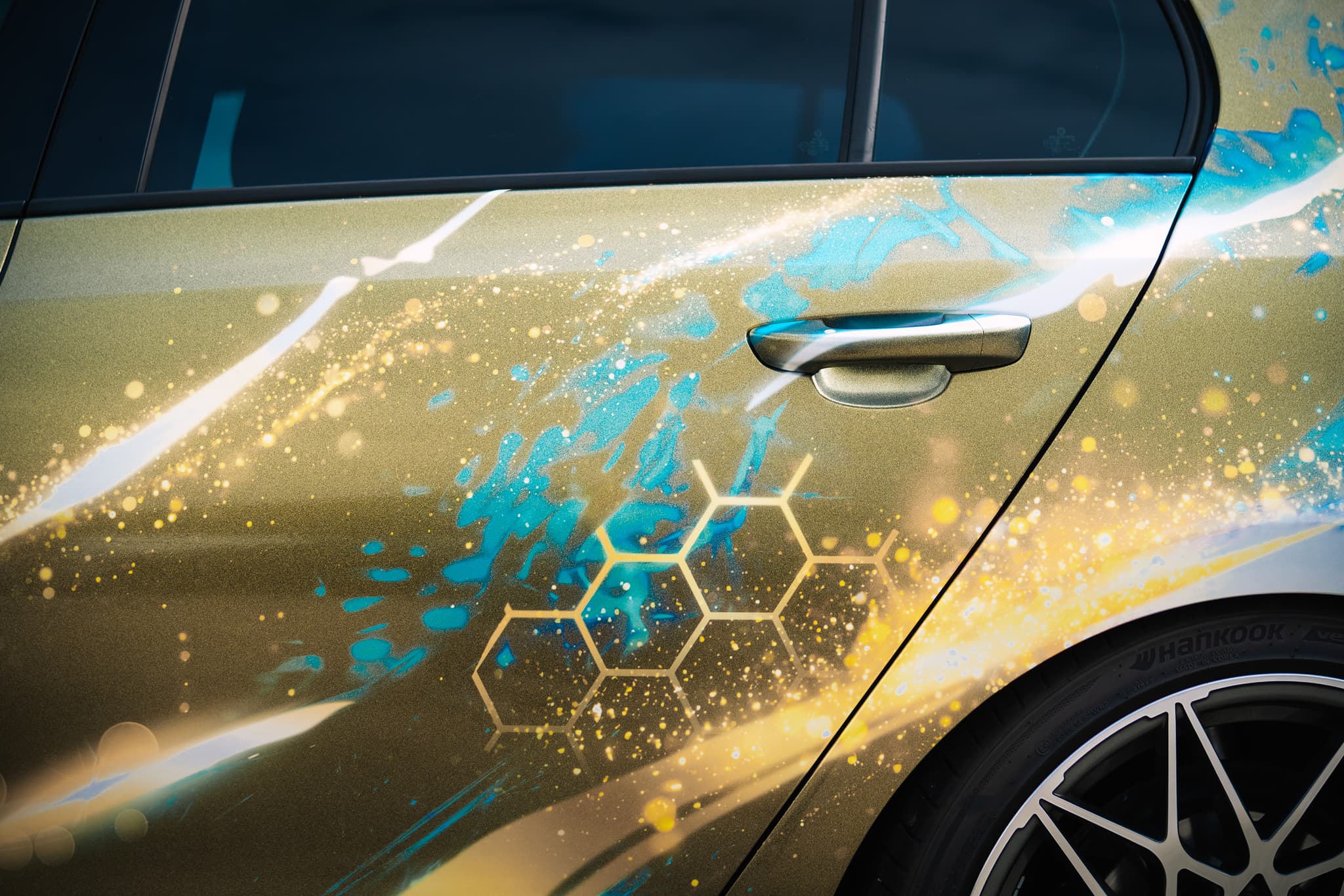 Gold Sparkle Golf — Bild 2