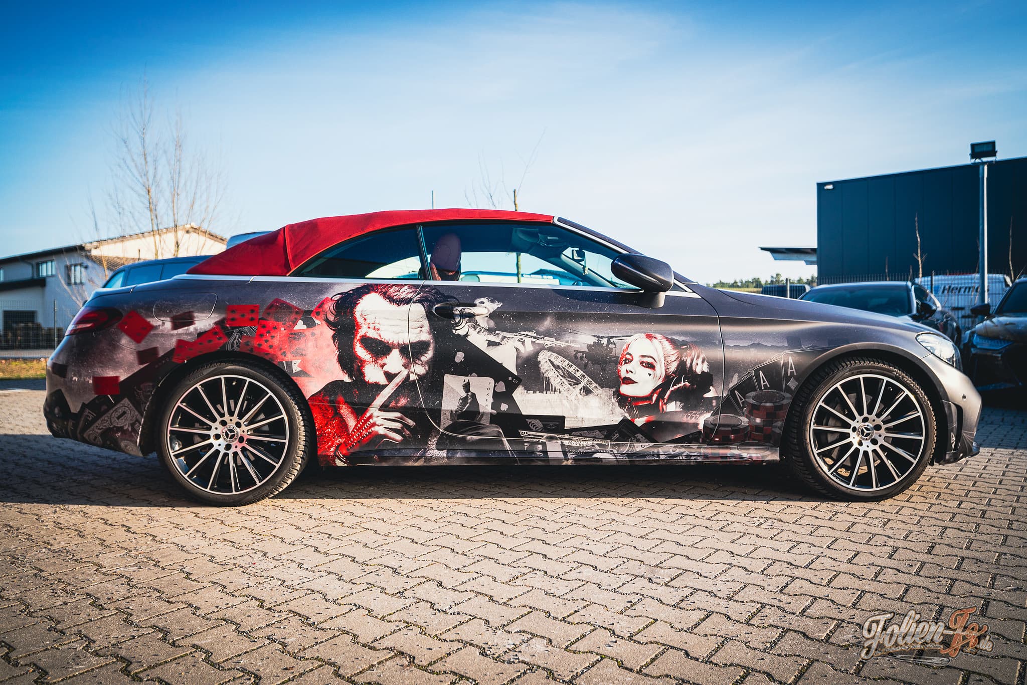 Joker vs Batman cabrio