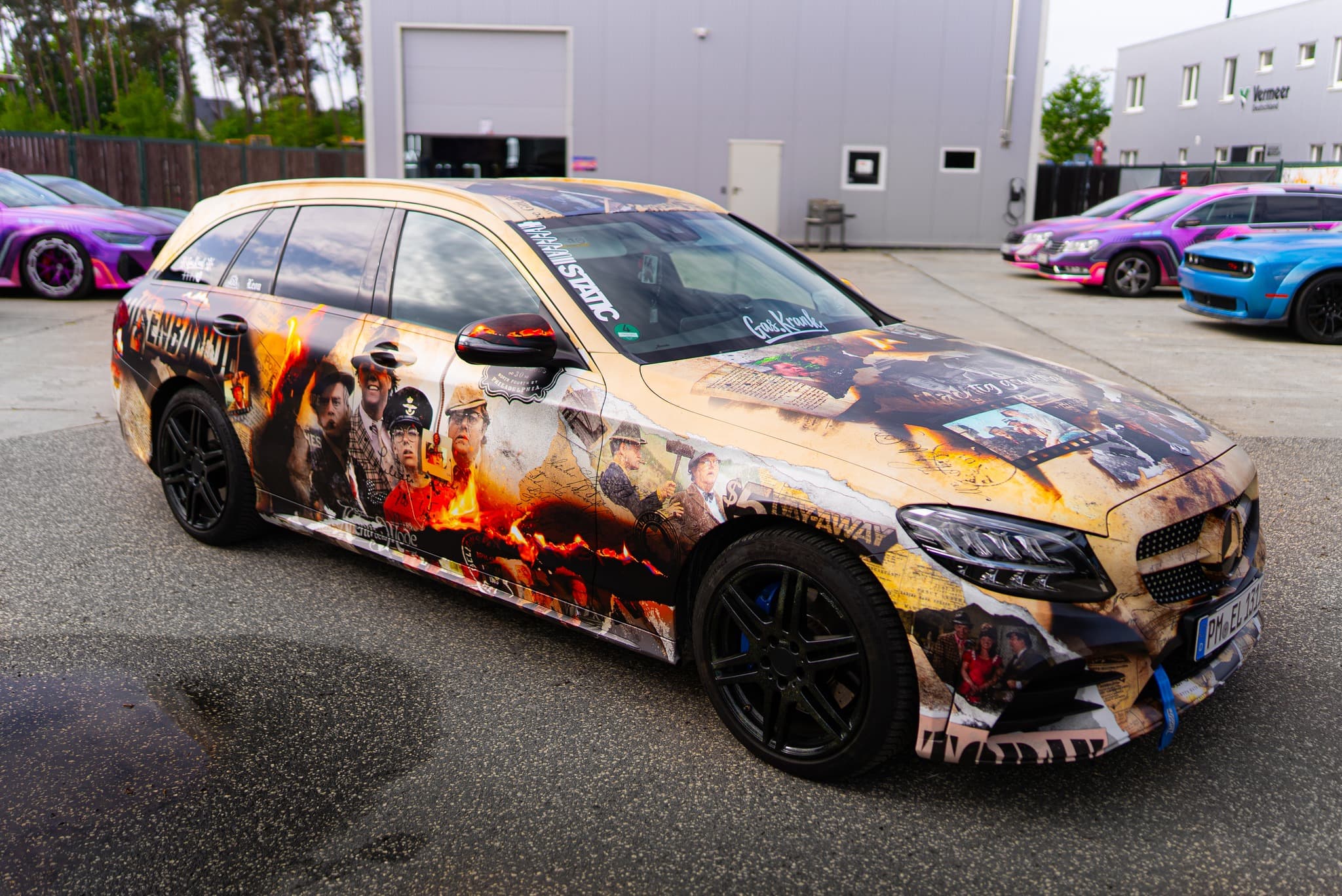 Mercedes im Olsenbande-Stil