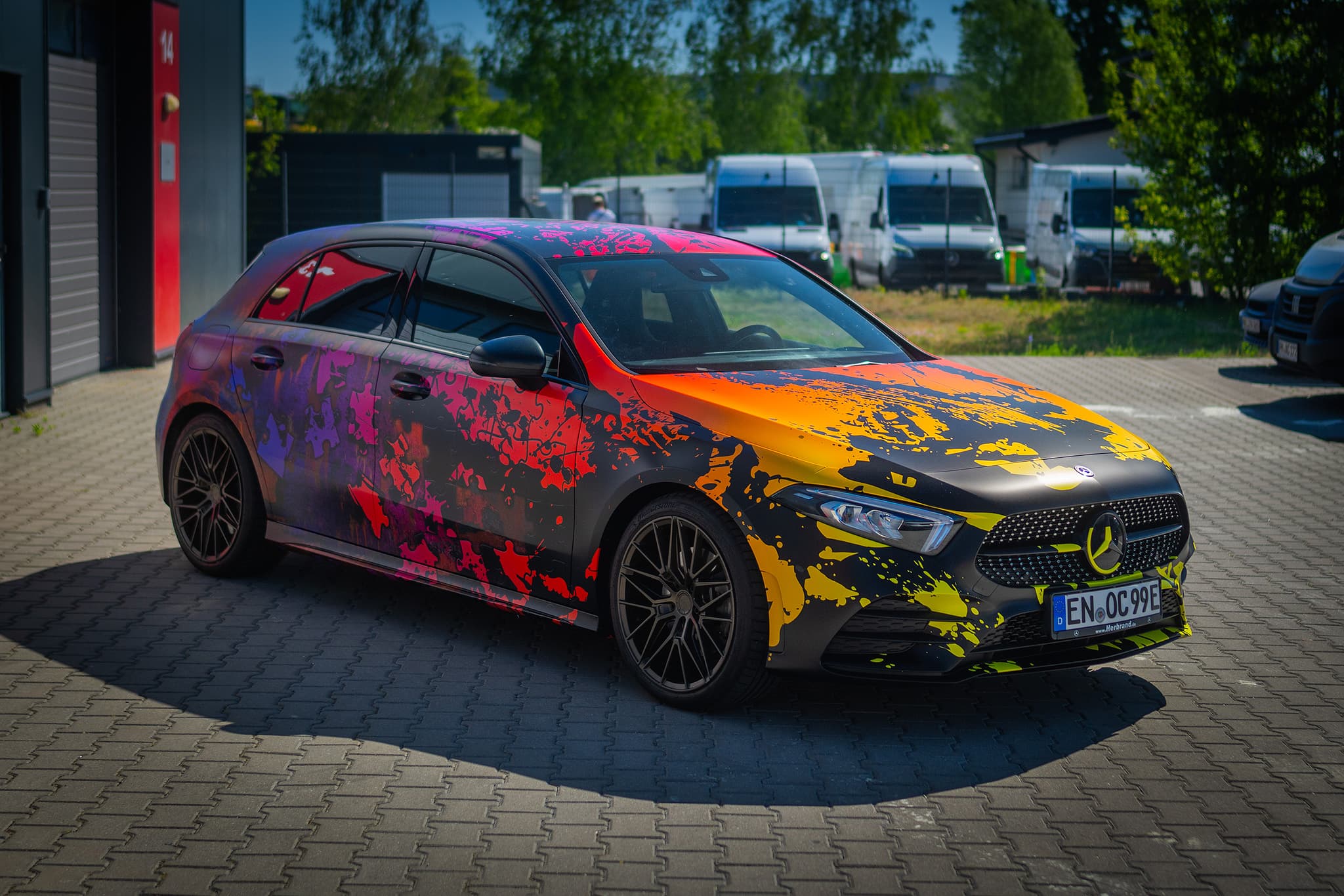 Colorful Mercedes