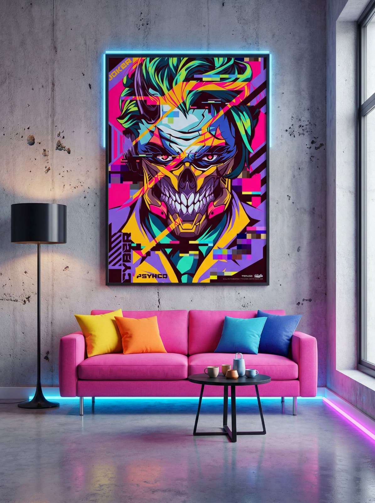 POSTER - Psycho Joker - Glänzend