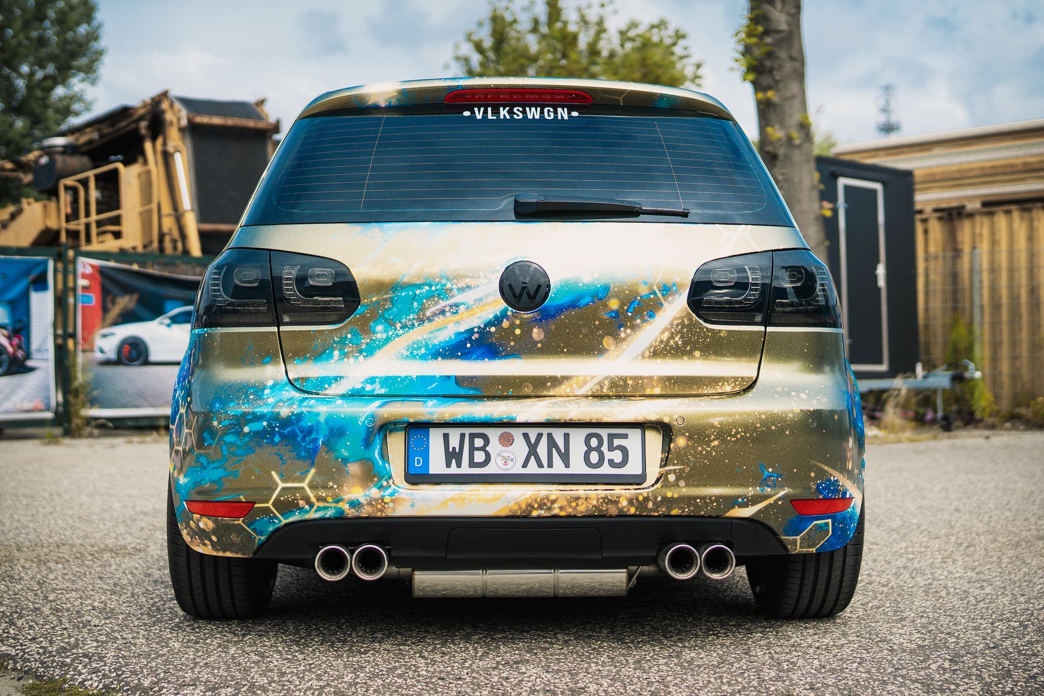 Gold Sparkle Golf — Bild 4