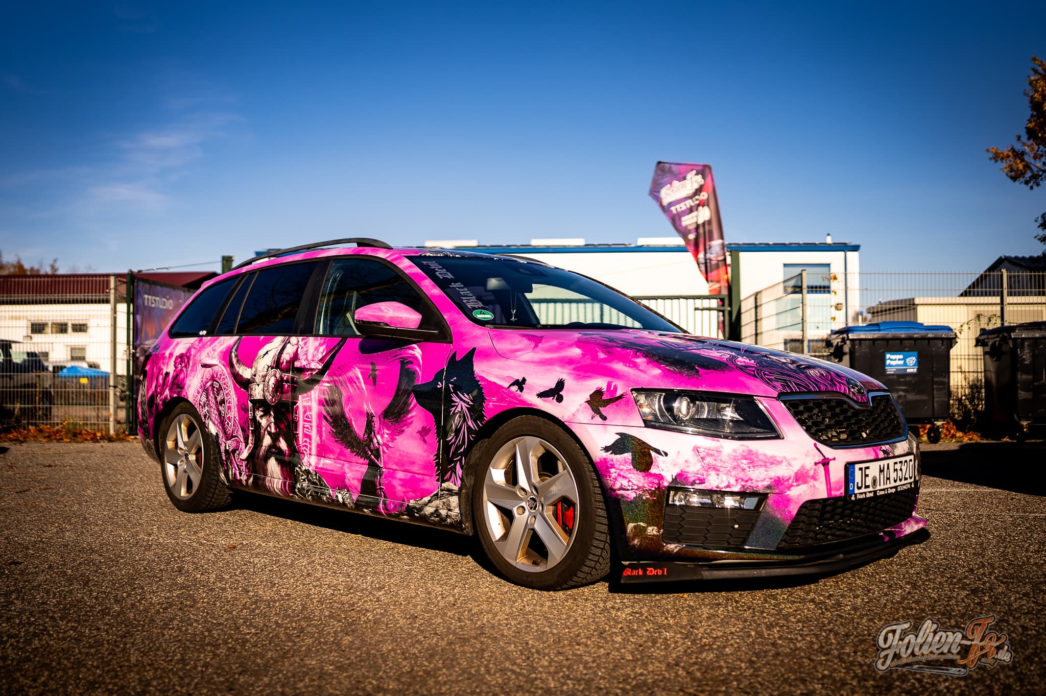 Skoda Octavia im Vikings-Design