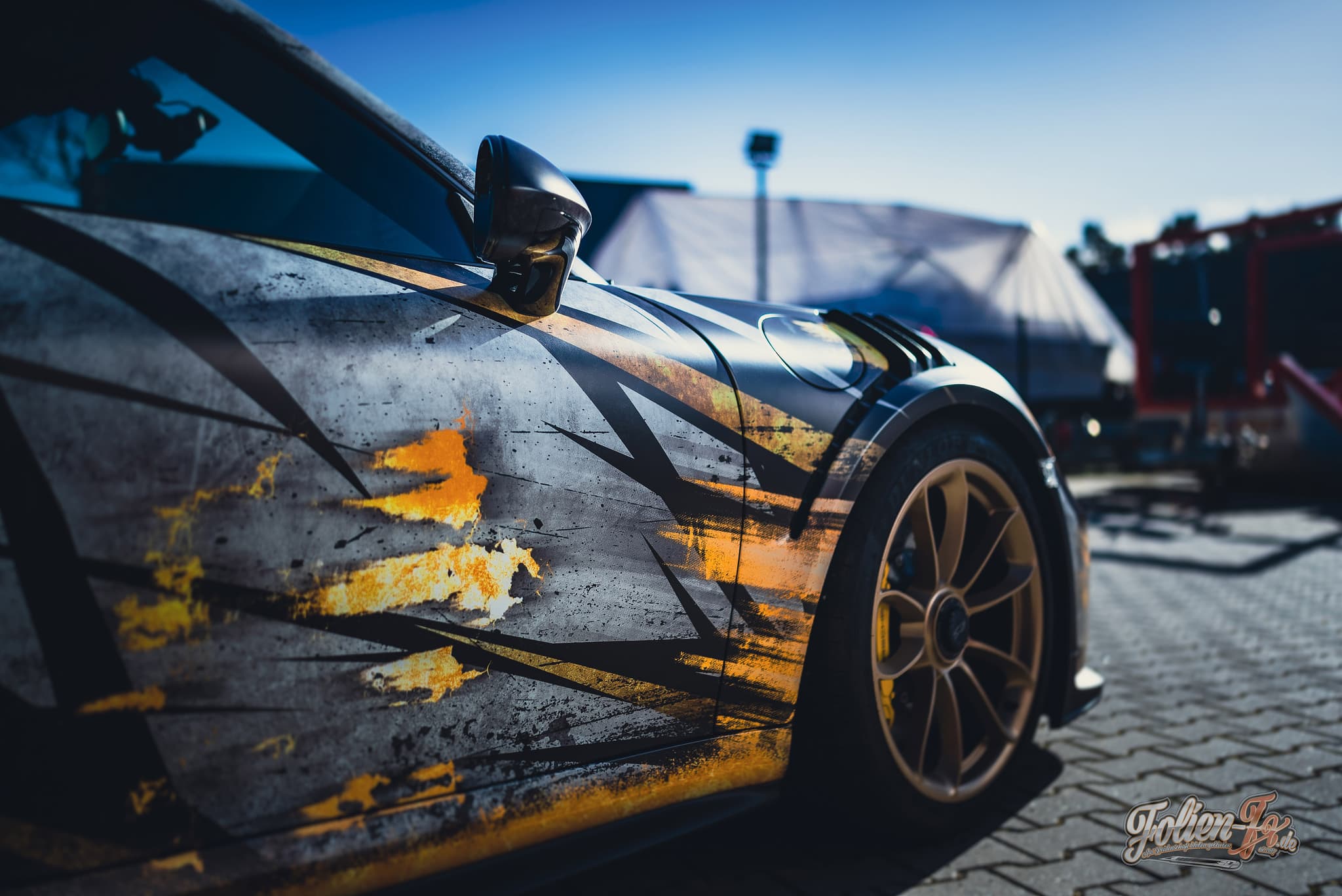 Porsche golden accents livery — Bild 7