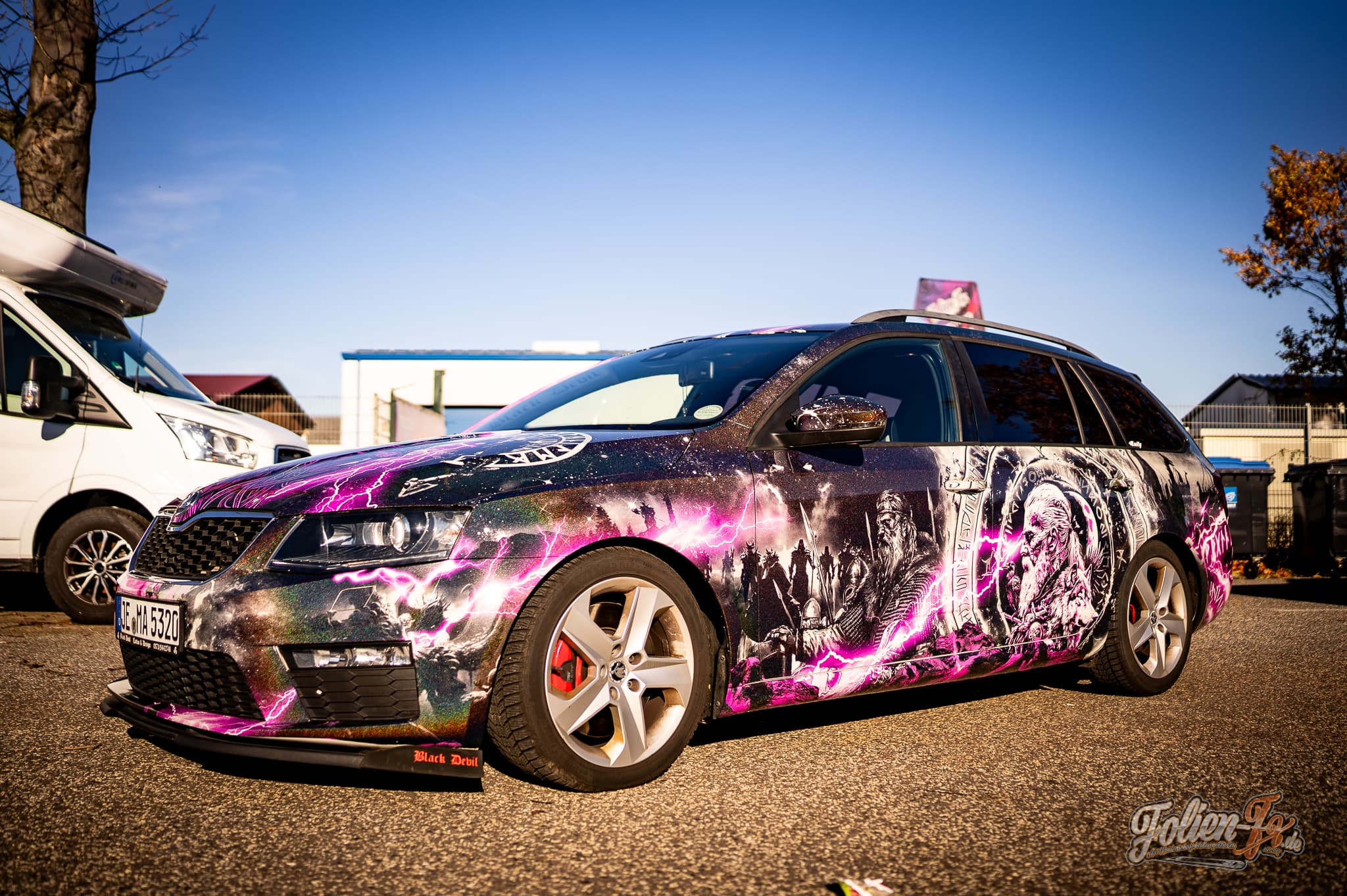 Skoda Octavia im Vikings-Design