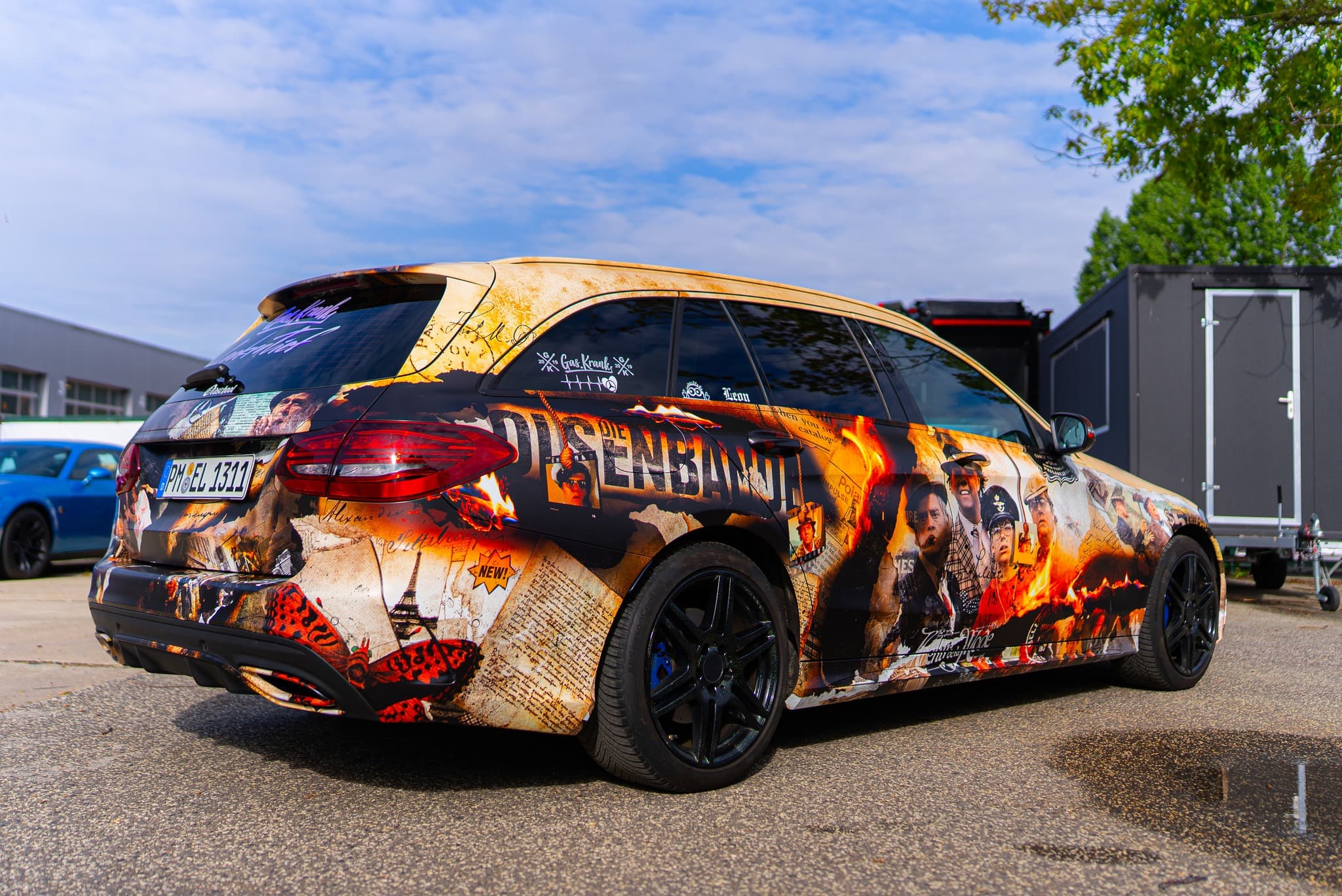 Mercedes im Olsenbande-Stil