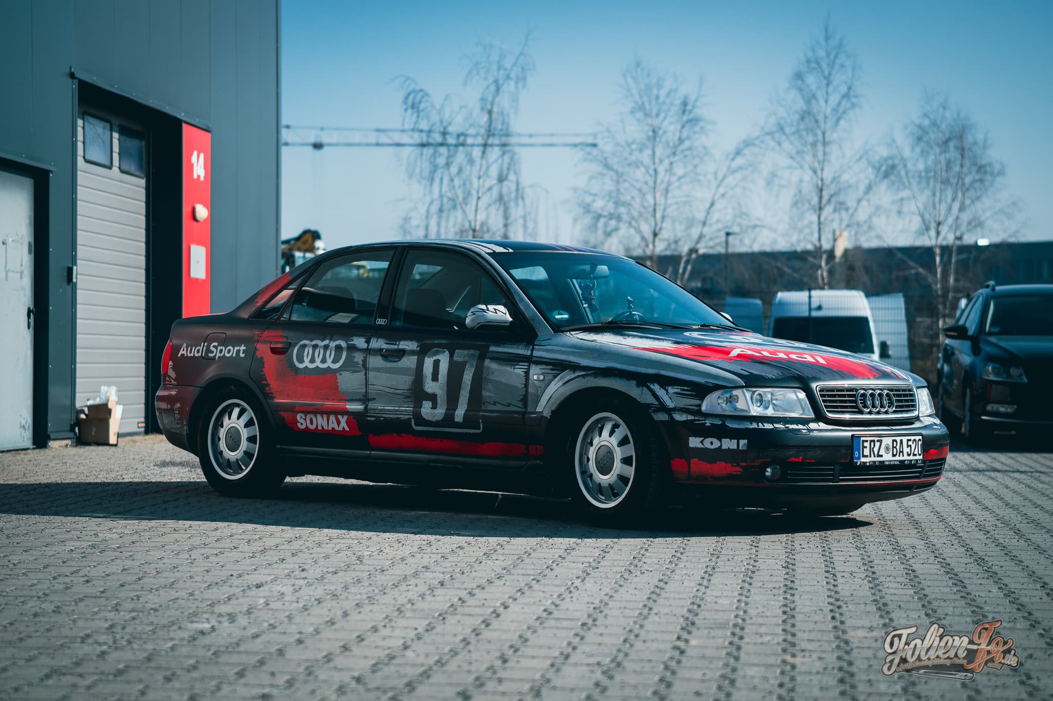 Audi sport sketch art style