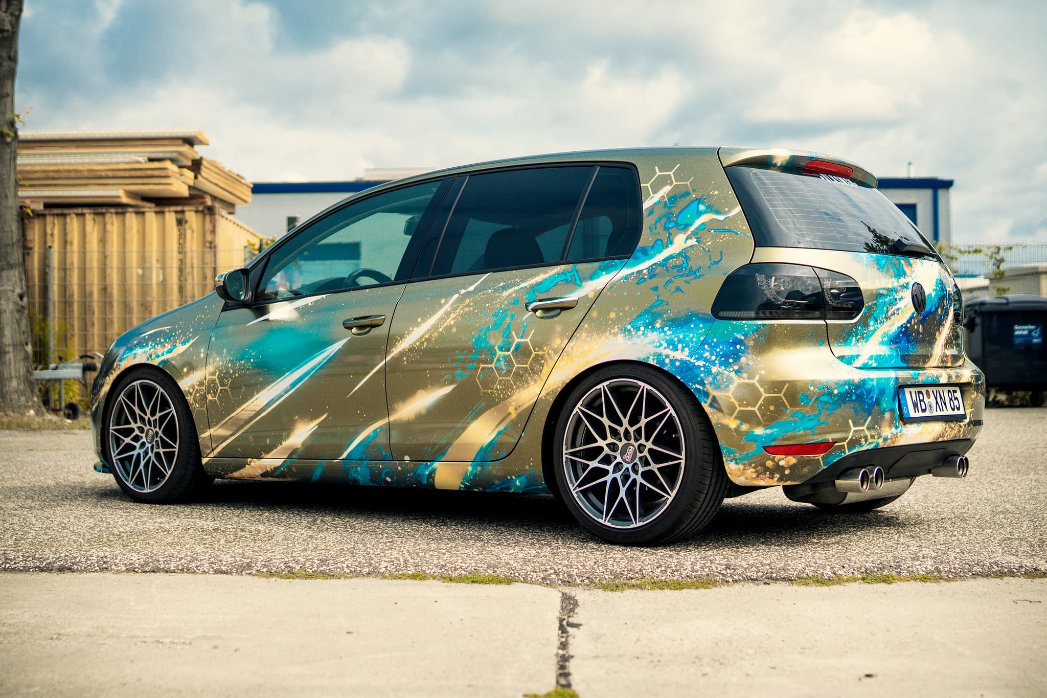 Gold Sparkle Golf — Bild 3